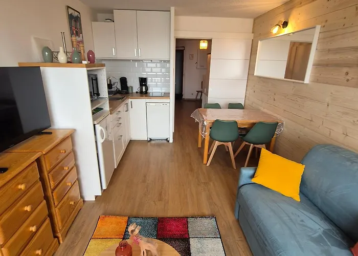 Apartamento Plein Sud , Centre Station , Pied Des Pistes , Parking ,wifi , 30 M2 , 4p *